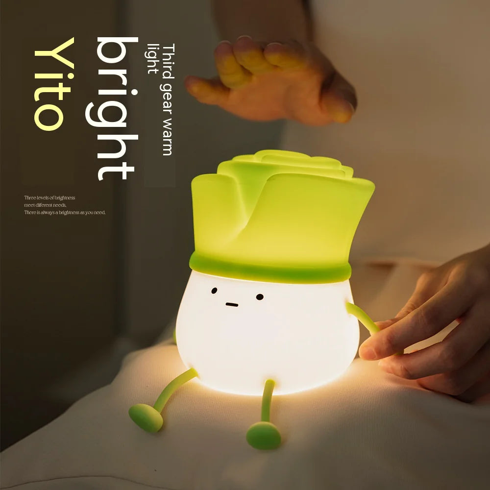 Green Onion Glow – Unique LED Night Light