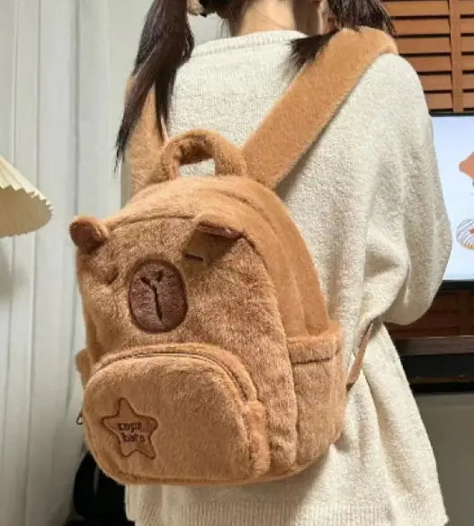 Capybara Plush Little Backpack - Adorable & Functional Companion