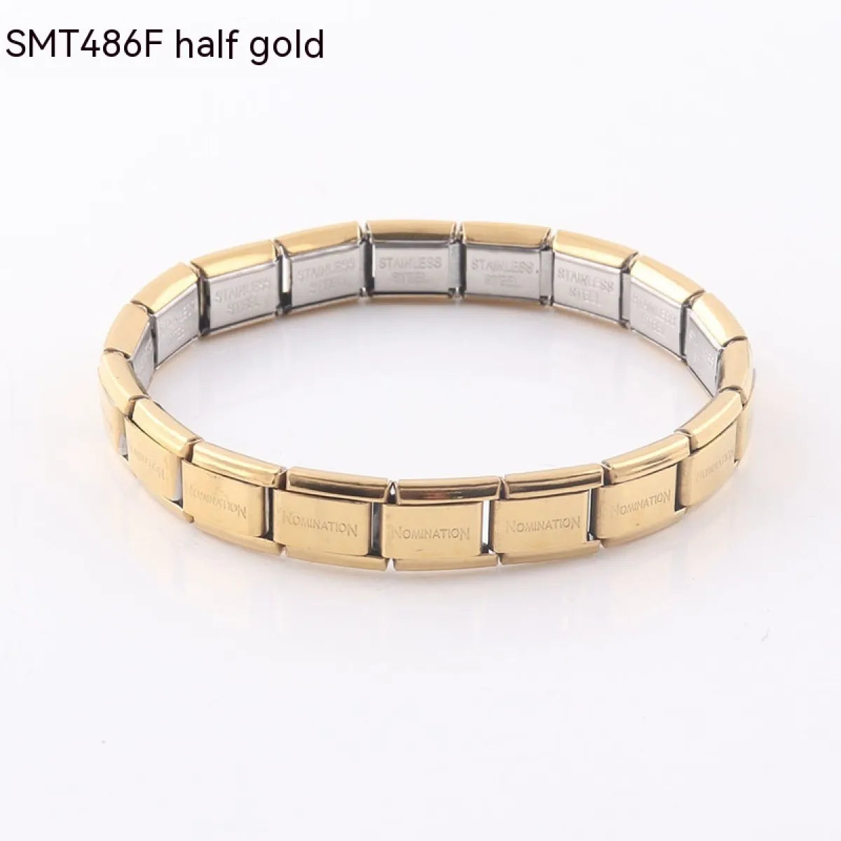 Electroplated Stainless Steel Personalized Bracelet – Custom Engraved Name & Stylish Gift