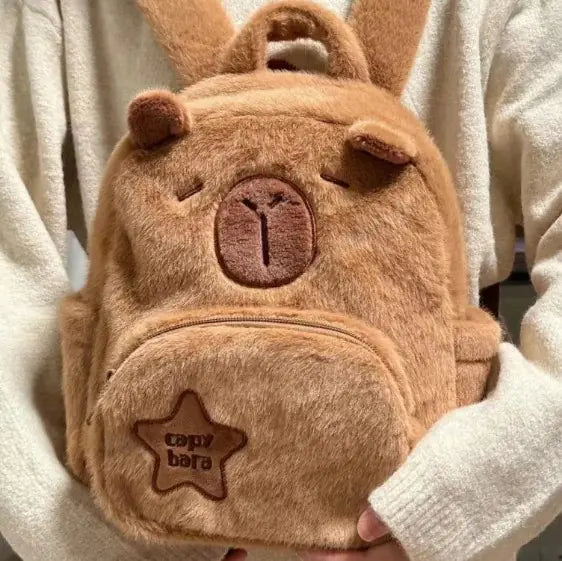 Capybara Plush Little Backpack - Adorable & Functional Companion