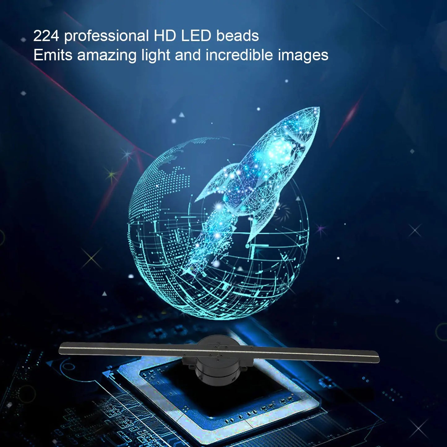 3D Hologram Fan – Futuristic Display Technology for Stunning Visuals