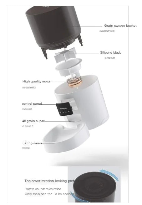 Automatic Cat Feeder with Camera – Smart Feeding and Monitoring for Your Feline Friend