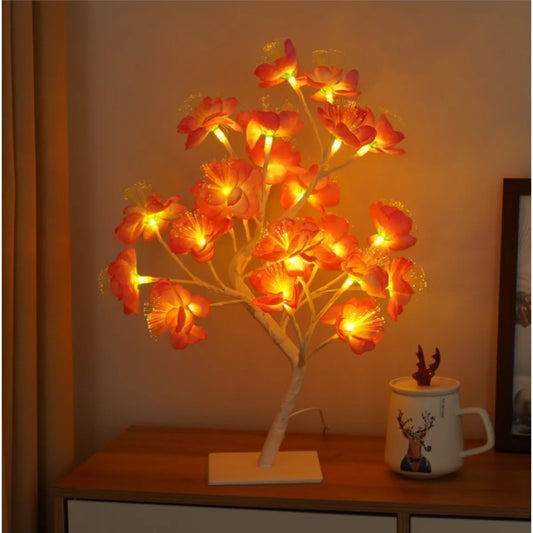 Bedroom Rose Tree Lamp – Elegant LED Blossom Light for Romantic Room Décor