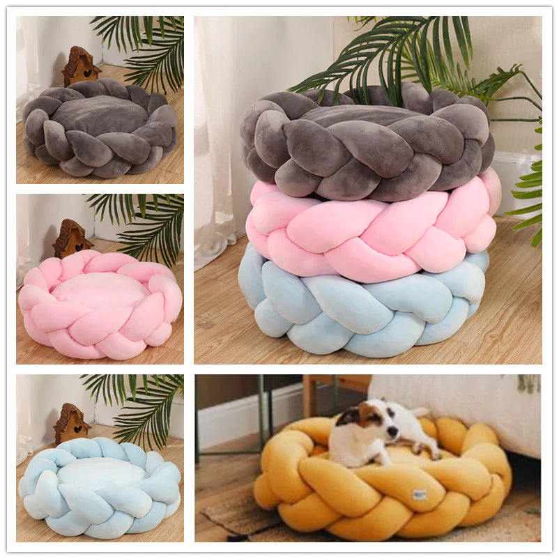 DIY Suede Pet Nest – Cozy, Customizable Bed for Cats & Small Dogs