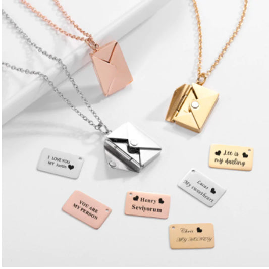 Love Letter Envelope Necklace