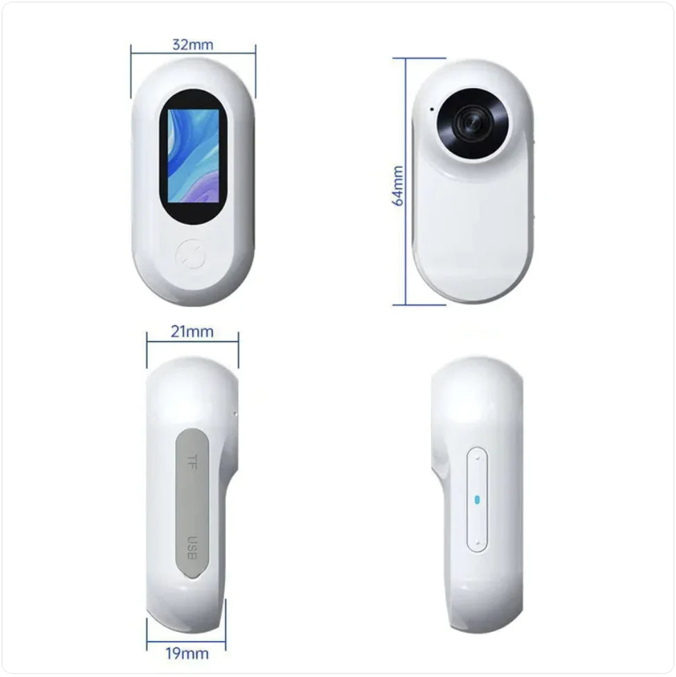 Pet Collar Camera – Smart HD Video Recorder for Dogs & Cats