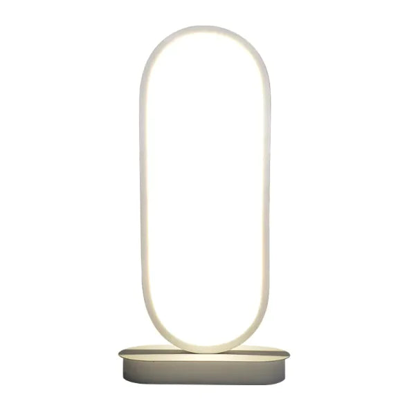 Oval LED Table Lamp - Modern Minimalist Lighting for Any Space