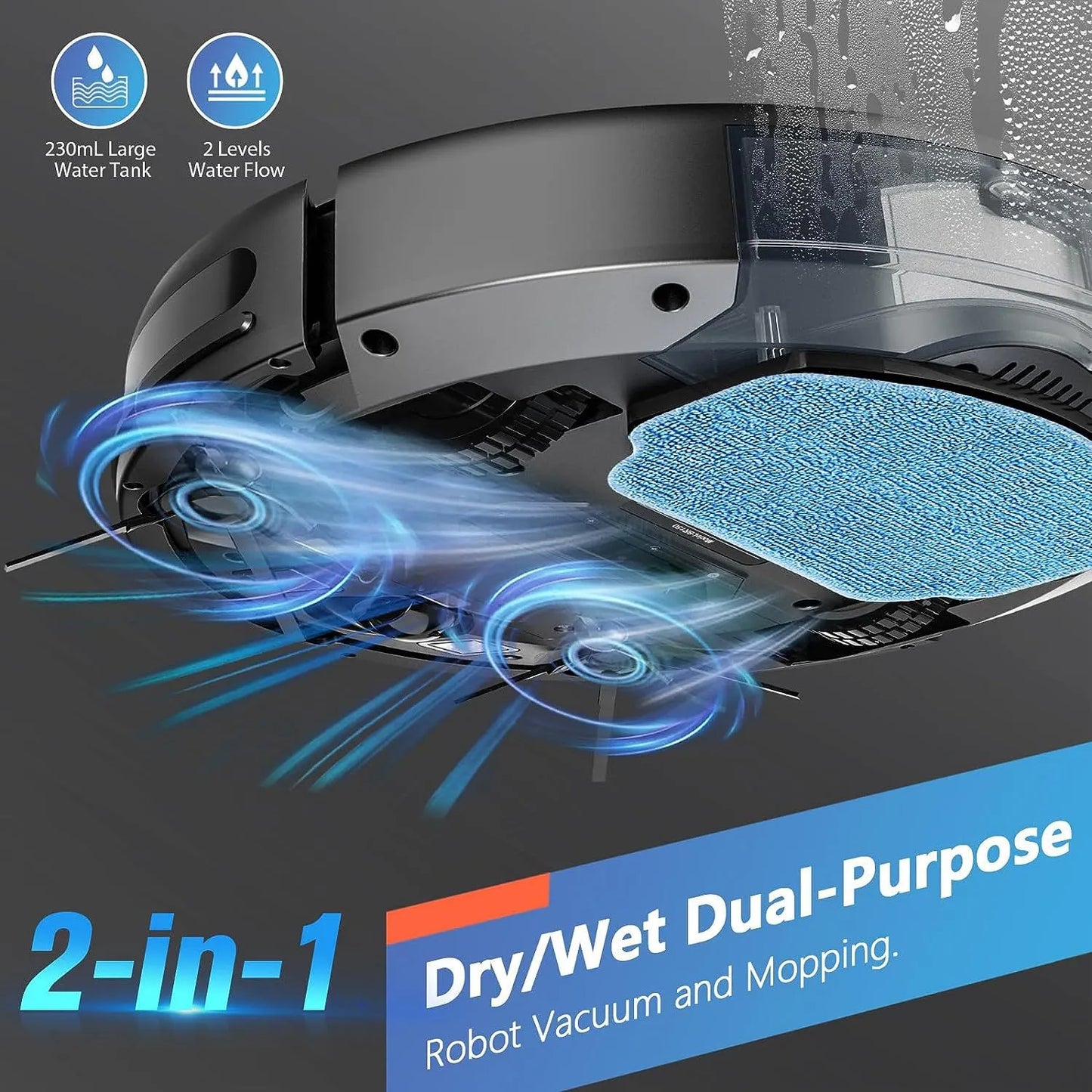 Smart Cleaning Robot – 3-in-1 Sweep, Mop & Vacuum Robotic Cleaner