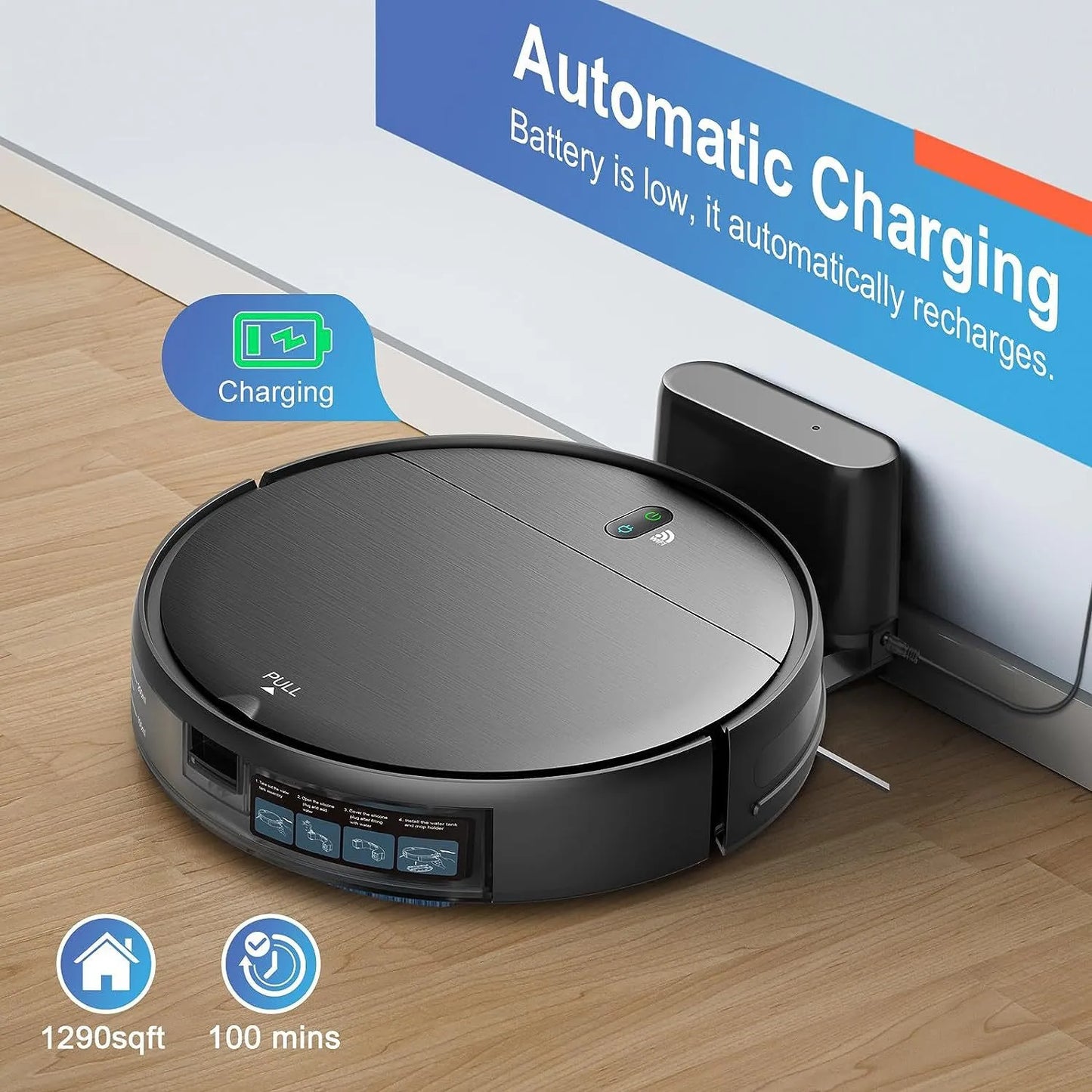 Smart Cleaning Robot – 3-in-1 Sweep, Mop & Vacuum Robotic Cleaner