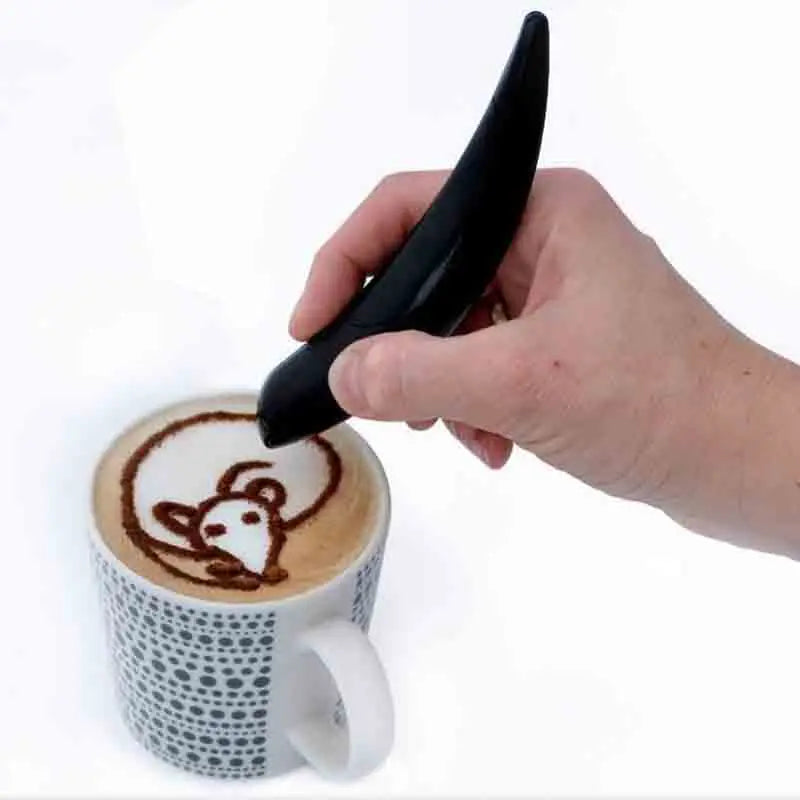 Electrical Latte Art Pen – Coffee Carving & Cake Decoration Pen for Pastry & Baking