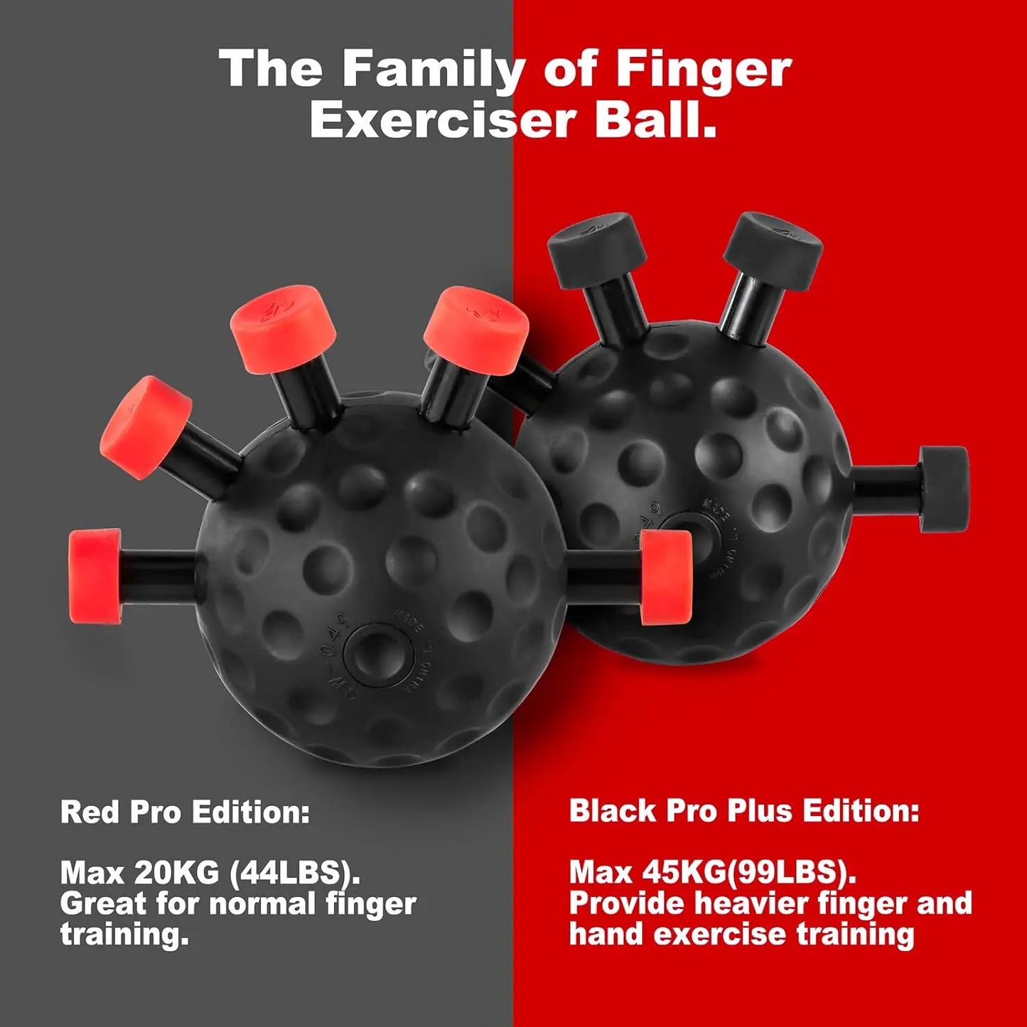 Resistance Hand Balls – Adjustable Finger Hand Gripper Set for Strength Training & Therapy