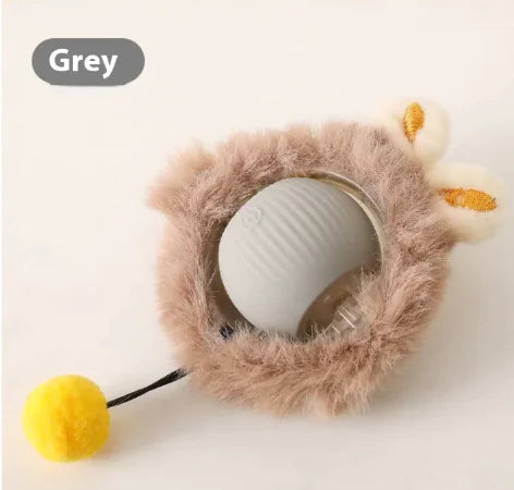 Self-Playing Rolling Cat Ball - Interactive Fun for Your Feline Friend