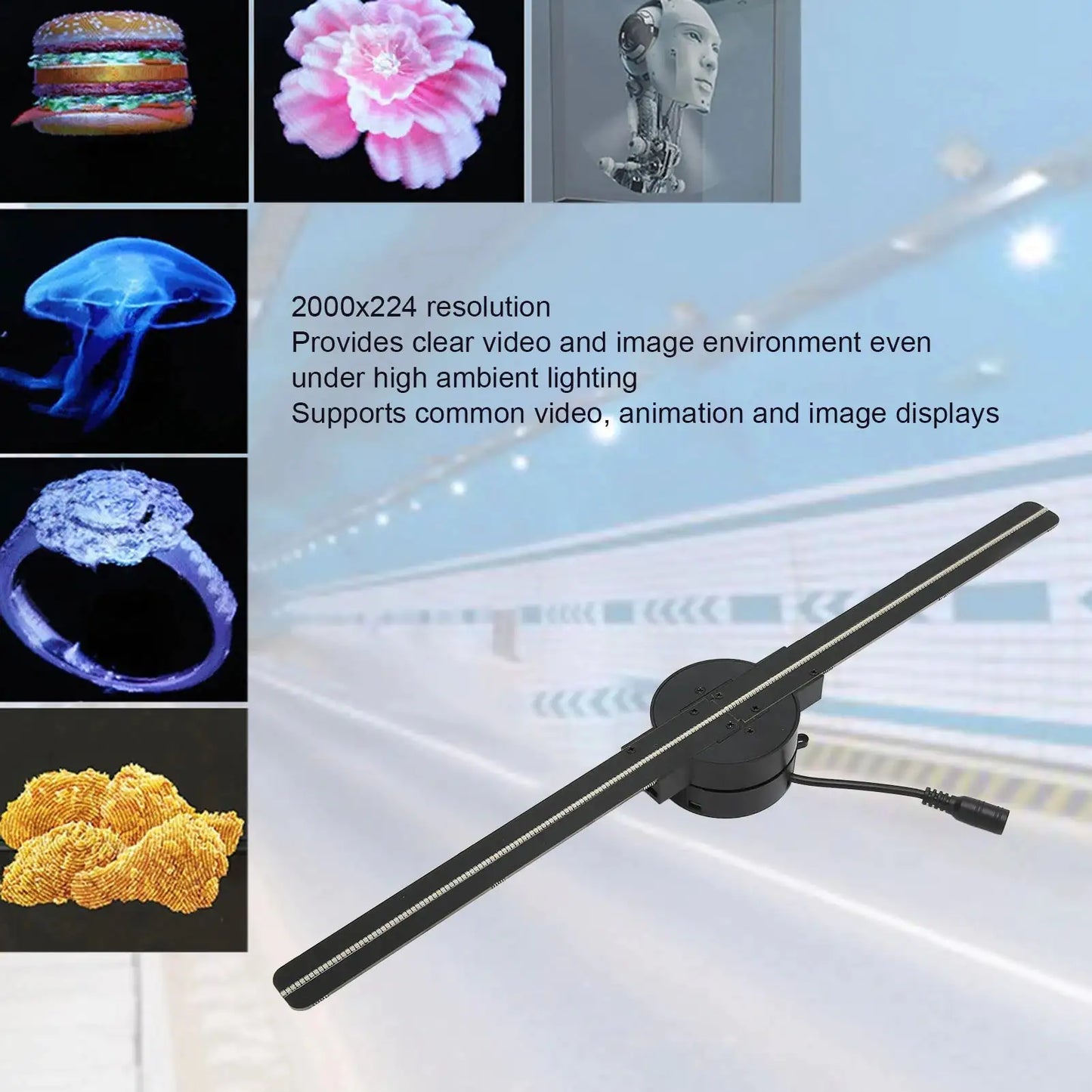 3D Hologram Fan – Futuristic Display Technology for Stunning Visuals