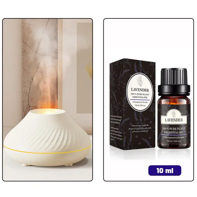 Volcanic Flame Aroma Diffuser - Illuminating Ambiance & Relaxation