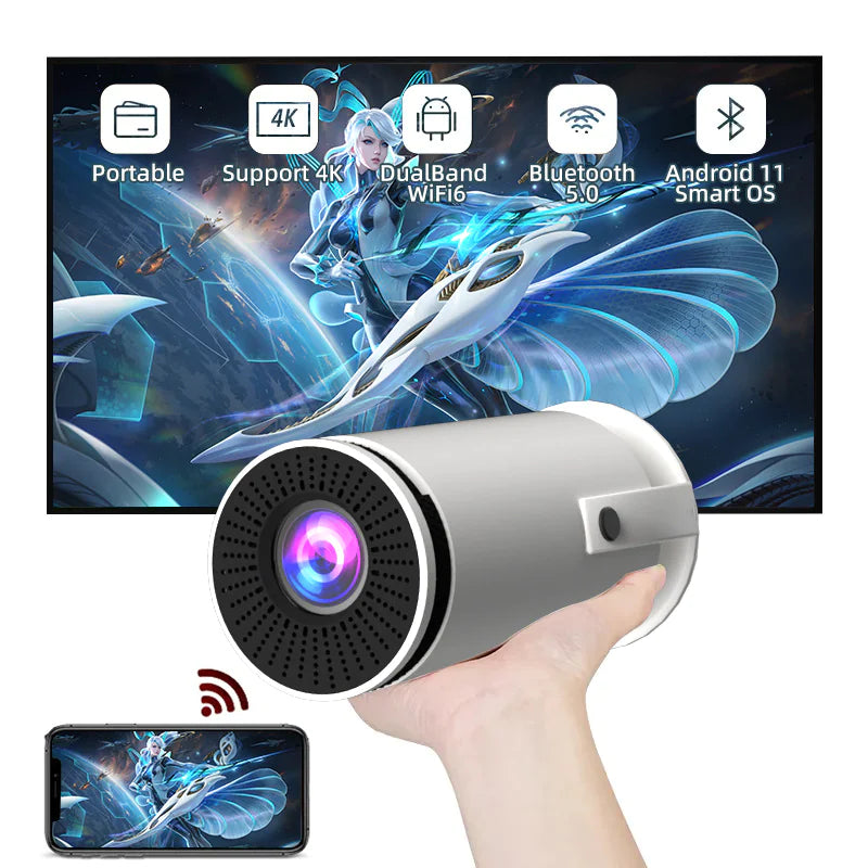 HY300 Portable Smart Projector