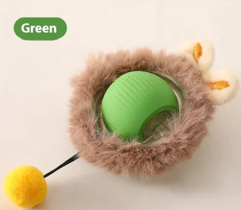 Self-Playing Rolling Cat Ball - Interactive Fun for Your Feline Friend