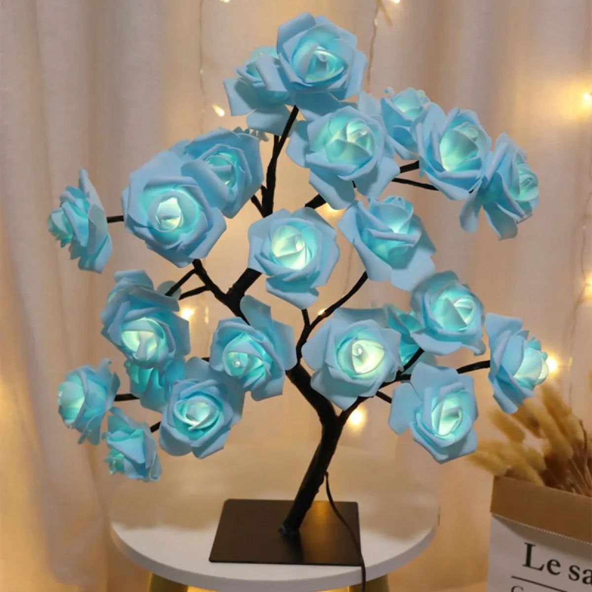 Bedroom Rose Tree Lamp – Elegant LED Blossom Light for Romantic Room Décor