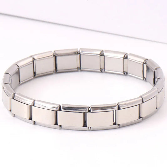 Electroplated Stainless Steel Personalized Bracelet – Custom Engraved Name & Stylish Gift