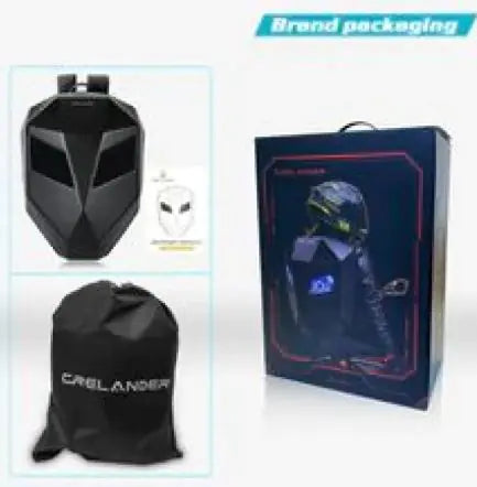 LED Backpack with Luminous Eyes Screen for Motorcycle Riders