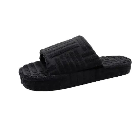 Women's Furry Casual Slippers – Cozy Comfort for Every Step