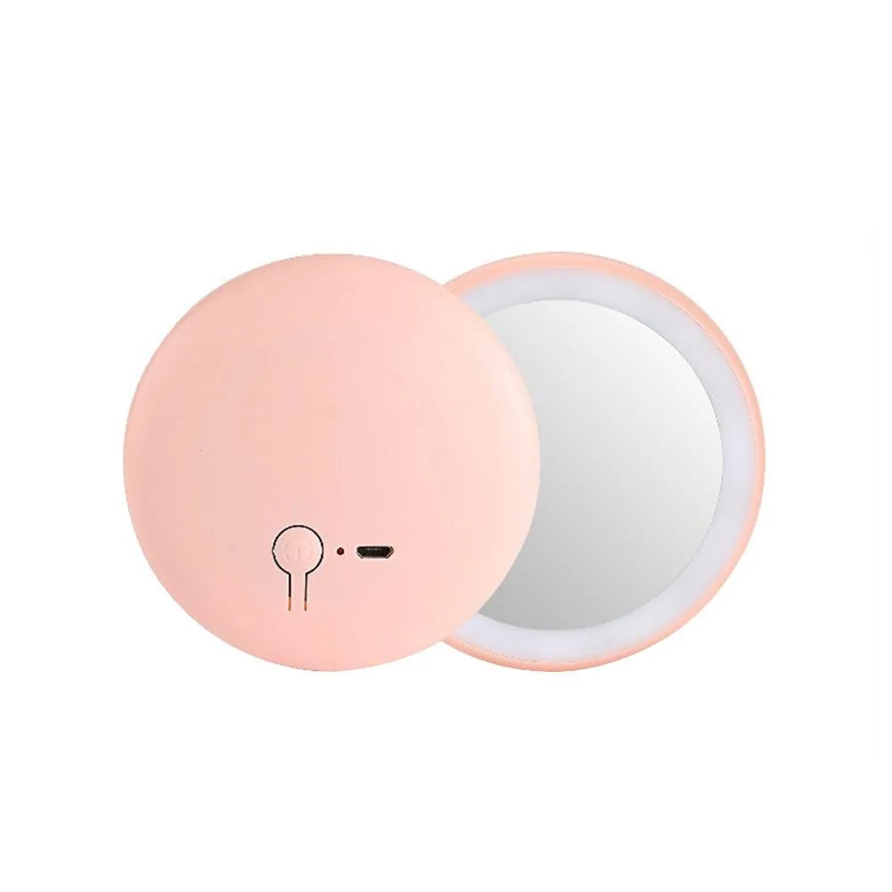 Pocket LED Makeup Mirror – Compact Illuminated Beauty Mirror